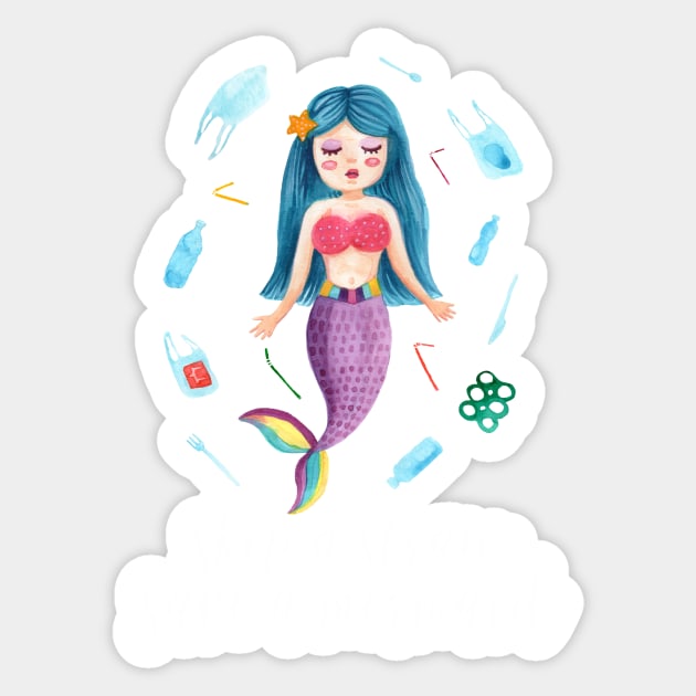 Save a Mermaid Sticker by zeno27